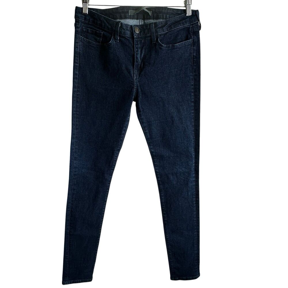 Lucchese Mid-Rise Skinny Jeans Sz 29 Women’s Dark Wash Western USA Made